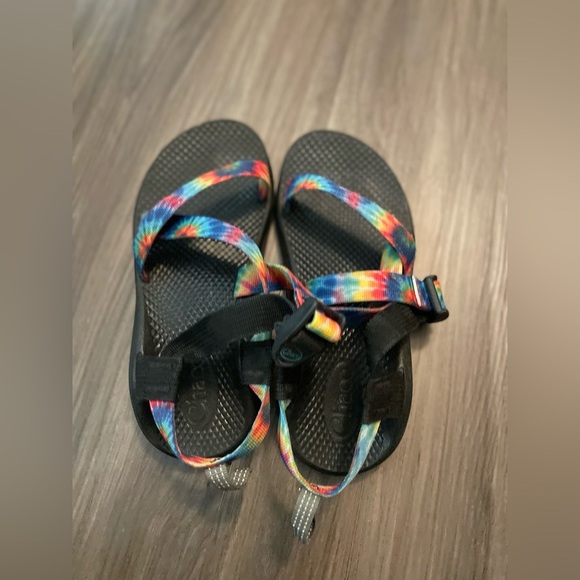 Chaco Z/1 eco thread sandal kids tie dye size 3 - Picture 4 of 7